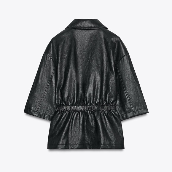 BNWT FAUX LEATHER JACKET - Picture 5 of 7